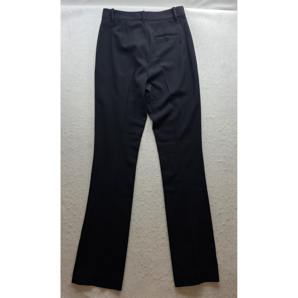 Ralph Lauren Purple Label 290748546001 Women's Black Pleated Dress Pants. Size 2 - Picture 3 of 8